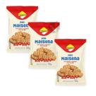 Kit 3 Mini Maisena Lowçucar Zero Lactose Diet Integral Tradicional 100g