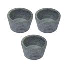 Kit 3 Mini Molheira Tigela Molho Petisco Em Pedra Sabão 50Ml.