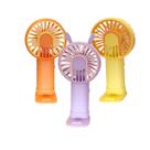 Kit 3 Mini Ventilador USB com Suporte Celular Portátil Recarregável Silencioso Leve Secar Maquiagem