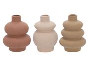 Kit 3 Minivasos Decorativos Plantas De Mesa Em Cerâmica Design Rústico E Orgânico Kit 3 Minivasos Decorativos Plantas De Mesa Em Cerâmica Design Rústico E Orgânico