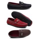 Kit 3 Mocassim Drive Masculino Bico Redondo Macio Conforto Kit 3 Mocassim Drive Masculino Bico Redondo Macio Conforto