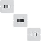 Kit 3 Modulo Campainha Bivolt Aria Tramontina Cor Branco
