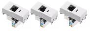 Kit 3 Modulo Para Telefone RJ11 Branca - Tramontina