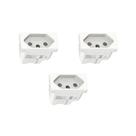 Kit 3 Modulo Tomada 20A Branco S70203104 Orion Schneider