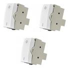 Kit 3 Módulos Interruptor Bipolar Simples Sleek Margirius 16056
