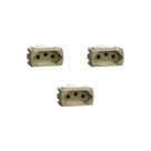 Kit 3 Modulos Tomada 20A Miluz S3B70353 Dourado Schneider