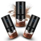 Kit 3 Moedores de Café Elétricos Portáteis 25g Aço Inox 304 Recarregáveis USB com Moagem Ajustável