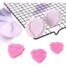 Kit 3 Molde Morango Cortador para Biscoito Bolo Artesanato Confeitaria
