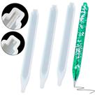 Kit 3 Molde Silicone Caneta Decoração Resina Epóxi Quadrada
