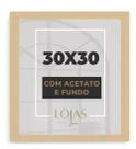 Kit 3 Moldura 30x30cm Com Acetato Quadros Fotografia Poster Foto -
