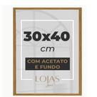 Kit 3 Moldura 30x40cm Com Acetato Certificado Diploma Fotografia -