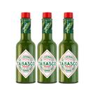 Kit 3 Molho de Pimenta Jalapeño Tabasco 60ml Green Pepper