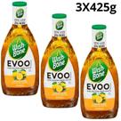 Kit 3 molho para saladas wish bone ervas e limão 425g leve, cítrico e aromático