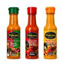 Kit 3 Molhos Churrasco Tradicional, Picante E Mexicana 150ml