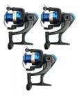Kit 3 Molinete Pesca Vara 10 Rolamentos Manivela Lado Direito Esquerdo Carretel Grafite Drag Haojia Gm 4000 Kit 3 Molinete Pesca Vara 10 Rolamentos Manivela Lado Direito Esquerdo Carretel Grafite Drag Haojia Gm 4000