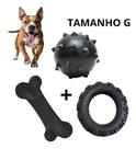 Kit 3 Mordedores Brinquedo P/ Cães Porte Médio / Grande