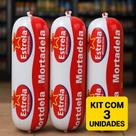 Kit 3 Mortadela Tradicional ESTRELA 1kg cada Validade Longa
