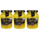 Kit 3 Mostarda Francesa Dijon C/ Mell Maille 230 Gr