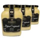 Kit 3 Mostarda Francesa Dijon Original Maille Vidro 215g