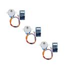 Kit 3 Motor De Passo 28BYJ48 com Driver ULN2003