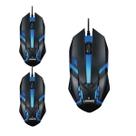 Kit 3 Mouse Gamer Com Fio Led Rgb Design Ergonômico 1,35m 1200 De Dpi Usb De Alta Qualidade