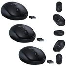 Kit 3 Mouse Sem Fio MSI 200 Intelbras 6 Botões Ajuste DPI Cliques Silenciosos Nota Fiscal Empresa