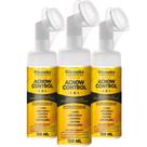 Kit 3 Mousse Micelar Espuma de Limpeza Facial Acnow Control 150ml Rhenuks