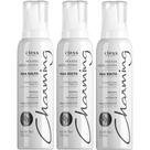 Kit 3 Mousse Modelador Charming Cless Fixa Solto Hidratacao Fios Macios Revitaliza Brilho 140ml