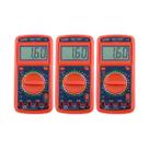 Kit 3 Multímetro Digital Tensão Corrente Resistência Capacitância Diodo Transistor Hfe Md-360 Portátil Instrutherm
