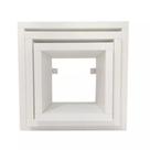 Kit 3 Nichos Quadrados, Pequeno, Médio e Grande para decoração de sala, Quarto, Banheiro etc