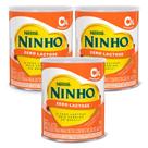 Kit 3 Ninho Composto Lácteo Zero Lactose Lata 380g