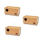 Kit 3 Ninhos de Madeira MDF Para Periquito