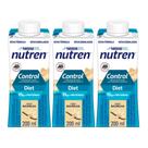 Kit 3 Nutren Control Diet com 15g de Proteínas Sabor Baunilha 200ml
