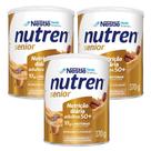 Kit 3 Nutren Senior Complemento Alimentar Café com Leite 370g