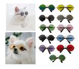 Kit 3 Óculos Sol Pet para Gatos Cachorros Cães de Pequeno Porte - Kit Sortido Diversas Cores