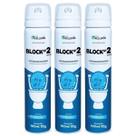 Kit 3 Odorizador Sanitario Block No2 Fresh 100ml 85g