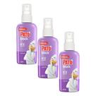 Kit 3 Odorizadores Sanitários Líquido Pato Block Lavanda 60ml Spray