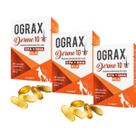 Kit 3 Ograx Derme 10 30 Cápsulas Suplemento para Cães e Gatos Avert