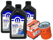 Kit 3 Óleo 5w30 Sintético ORIGINAL MOPAR + Filtro de óleo FRAM PH5949