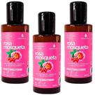 Kit 3 Óleo Capilar Natuseiva 100ml - Hidratação e Nutrição para Pele e Cabelos - Abacate, Uva, Mosqueta, Coco e Rícino