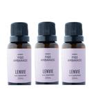 Kit 3 Óleo Concentrado Aromático Figo Ambarado Frutal Lenvie 20ml