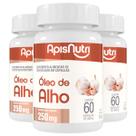 Kit 3 Óleo de Alho Apisnutri 60 Cápsulas