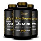 Kit 3 Óleo De Cártamo 240 cápsulas liquidas softgels Lilis Secrets