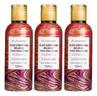 Kit 3 Óleo De Massagem Beijável Sensual Morango 120ml