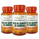 Kit 3 Óleo de semente de abóbora 60 Cápsulas 1000mg