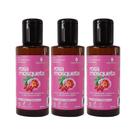 Kit 3 Óleo Rosa Mosqueta Natuseiva 100mL Natural Hidratação Regeneração Brilho Corpo e Cabelo