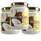 kit 3 Oleos de Coco Extravirgem 200ml Extraido Polpa Pote de Vidro Acidez - Apis Flora kit 3 Oleos de Coco Extravirgem 200ml Extraido Polpa Pote de Vidro Acidez - Apis Flora