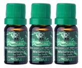 Kit 3 Óleos Essenciais De Melaleuca Tea Tree 10ml