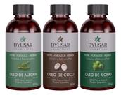 Kit 3 Óleos Naturais Coco, Alecrim E Rícino 60ml Dyusar