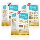 Kit 3 Ômega 3 1000mg Livre de Metais Pesados120 Cáps Equaliv